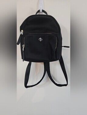 kate spade Black Nylon Mini Backpack. Preppy, Minimalist, Goth, Cute